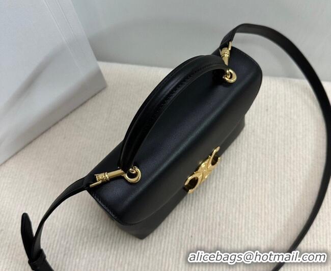Top Grade Celine Teen Nino Bag in Smooth Supple Calfskin 118113 Black 2026