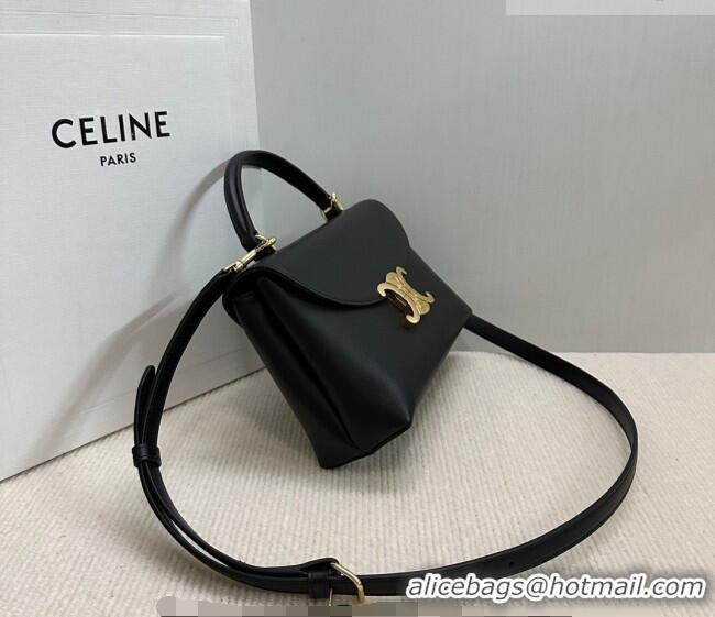 Top Grade Celine Teen Nino Bag in Smooth Supple Calfskin 118113 Black 2026