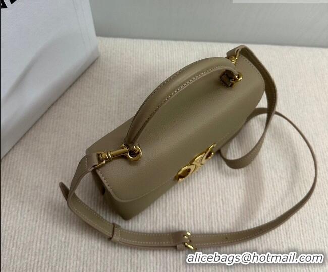 Big Discount Celine Teen Nino Bag in Grained Supple Calfskin 118113 Cappuccino 2026