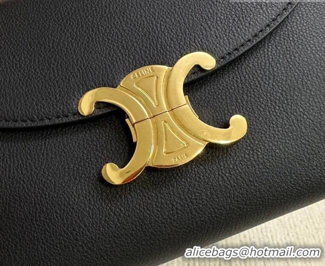 Promotional Celine Teen Nino Bag in Grained Supple Calfskin 118113 Black 2026