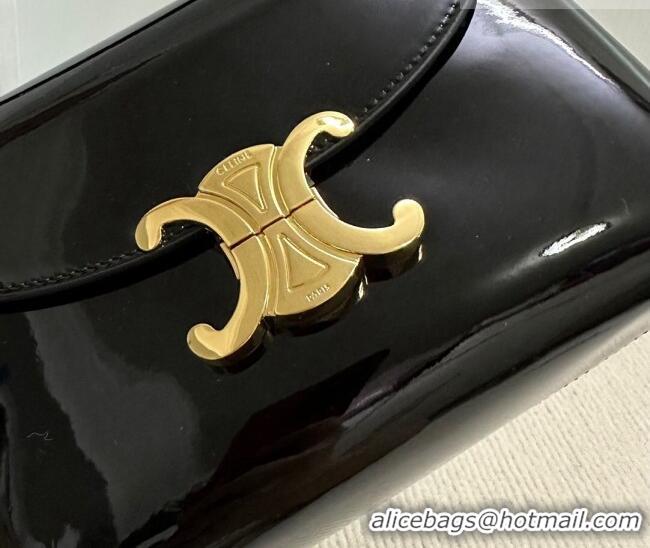 Low Cost Celine Teen Nino Bag in Patent Calfskin 118113 Black 2026