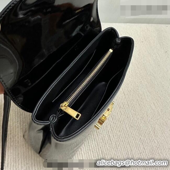 Low Cost Celine Teen Nino Bag in Patent Calfskin 118113 Black 2026