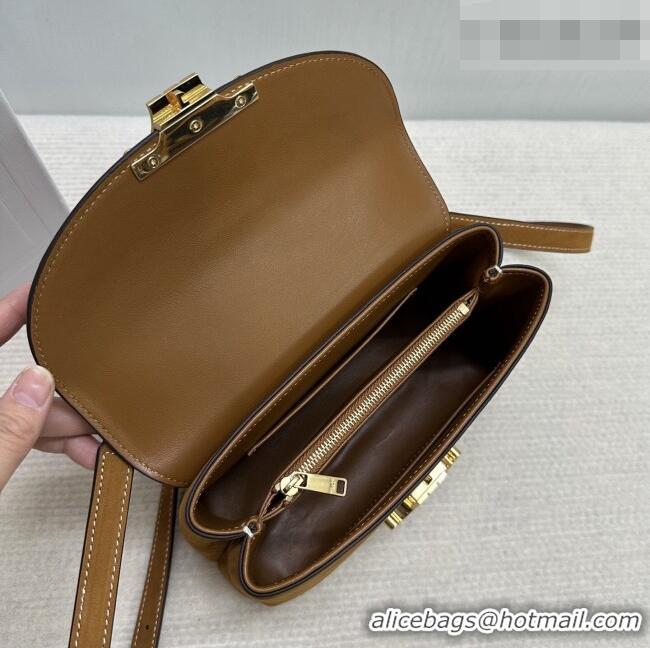 Good Taste Celine Teen Nino Bag in Suede 118113 Camel Brown 2026