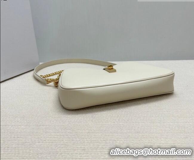 Famous Brand Celine Shoulder Camille16 Soft Bag in Smooth Calfskin 122073 White 2025