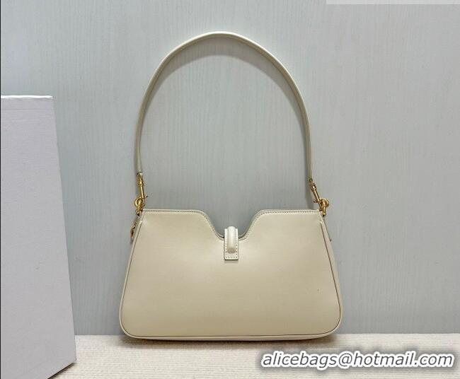 Famous Brand Celine Shoulder Camille16 Soft Bag in Smooth Calfskin 122073 White 2025