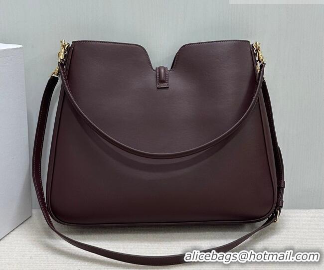 Top Quality Celine Medium Camille16 Soft Bag in Smooth Calfskin 119563 Dark Burgundy 2025