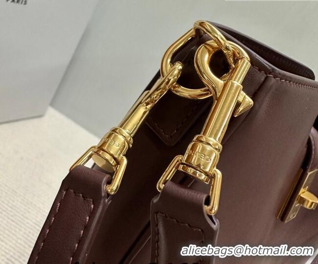 Top Quality Celine Medium Camille16 Soft Bag in Smooth Calfskin 119563 Dark Burgundy 2025