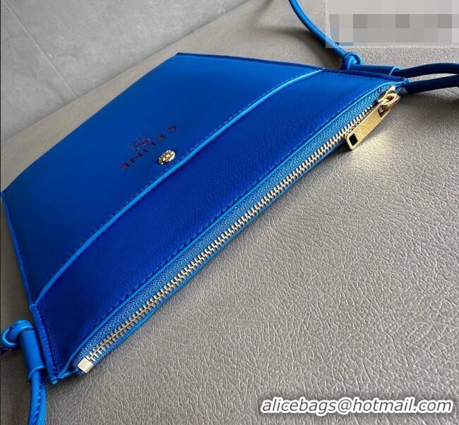 Luxury Cheap Celine Sharp Pouch Bag in Smooth Lambskin Leather 10P812 Ultra Blue 2026