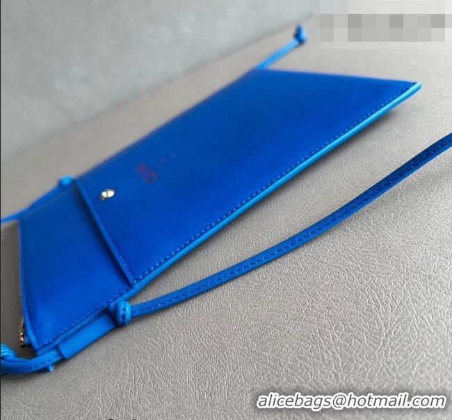 Luxury Cheap Celine Sharp Pouch Bag in Smooth Lambskin Leather 10P812 Ultra Blue 2026