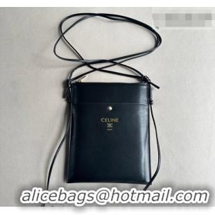 Shop Discount Celine Sharp Pouch Bag in Smooth Lambskin Leather 10P812 Black 2026