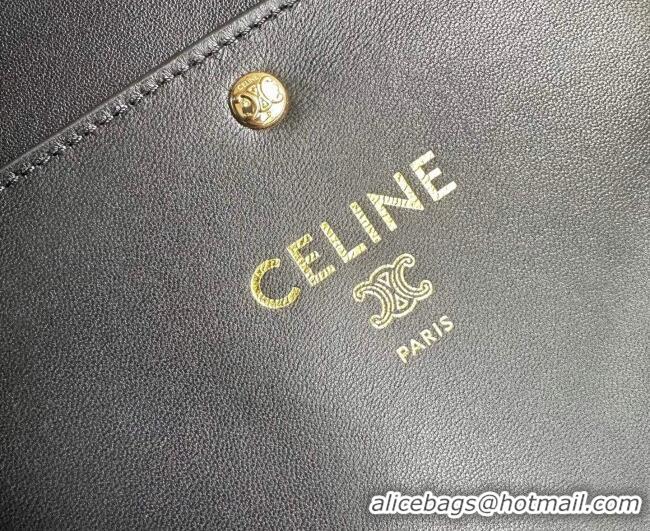 Shop Discount Celine Sharp Pouch Bag in Smooth Lambskin Leather 10P812 Black 2026