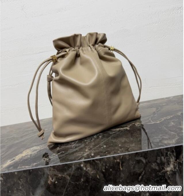 Buy Fashionable Celine Small Crystal Pouch Bag in Lambskin Leather 123662 Beige 2026
