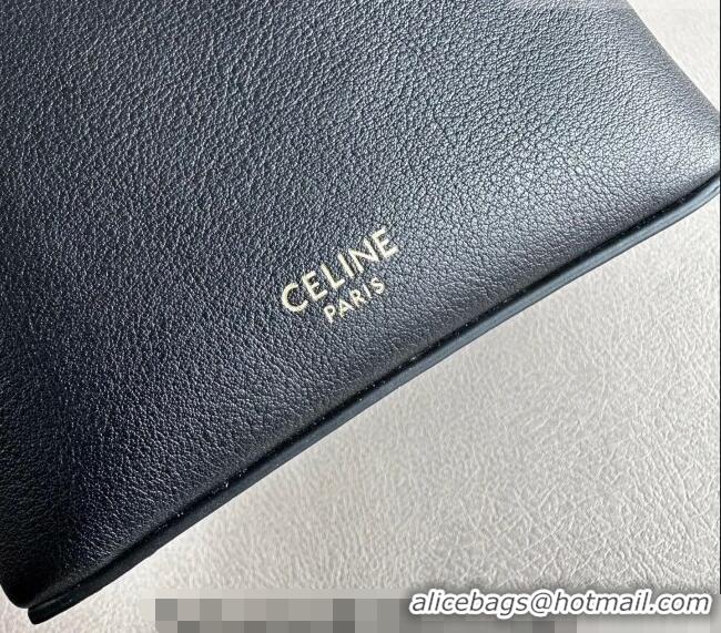 Well Crafted Celine Cube Mini Bag in Supple Calfskin Leather 124232 Black 2026