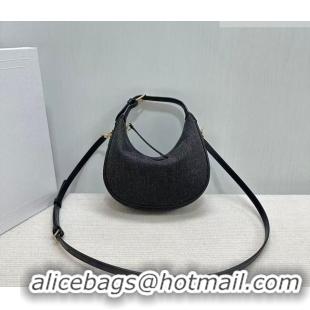 Famous Brand Celine Teen Lulu Bag in Denim 120722 Dark Grey 2026