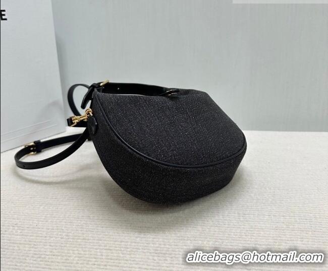 Famous Brand Celine Teen Lulu Bag in Denim 120722 Dark Grey 2026