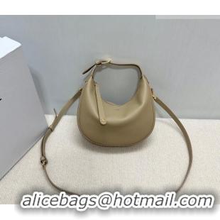 Luxurious Celine Teen Lulu Bag in Grained Calfskin 120723 Beige 2025