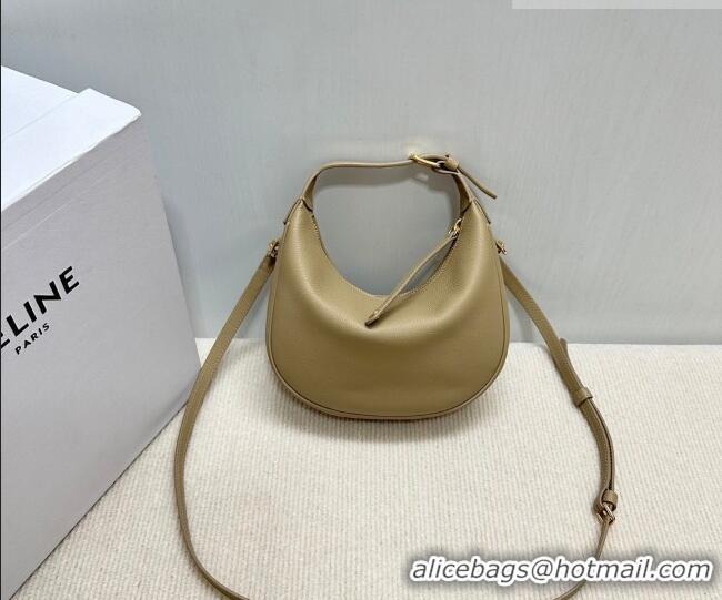 Luxurious Celine Teen Lulu Bag in Grained Calfskin 120723 Beige 2025