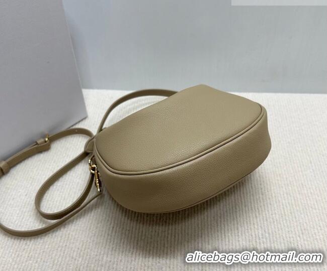 Luxurious Celine Teen Lulu Bag in Grained Calfskin 120723 Beige 2025