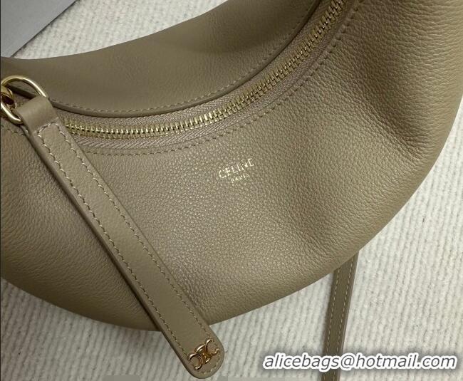Luxurious Celine Teen Lulu Bag in Grained Calfskin 120723 Beige 2025