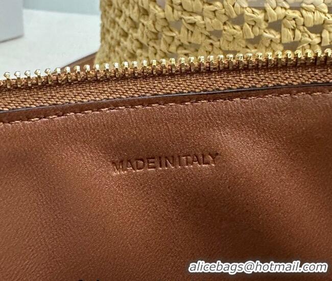 Top Grade Celine Medium Louise Bucket bag in Raffia Straw 116613 2026