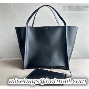 Promotional Celine Medium Cube Tote bag in Supple Calfskin Leather 123422 Black 2026