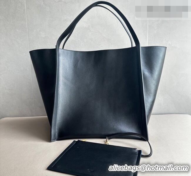 Promotional Celine Medium Cube Tote bag in Supple Calfskin Leather 123422 Black 2026