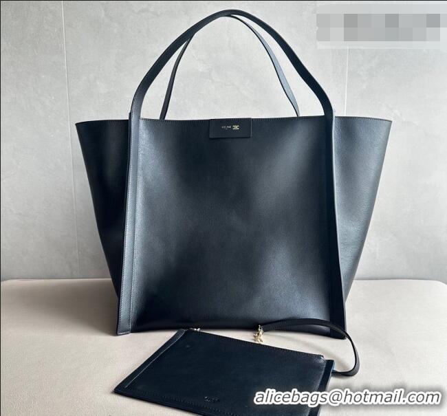 Promotional Celine Medium Cube Tote bag in Supple Calfskin Leather 123422 Black 2026