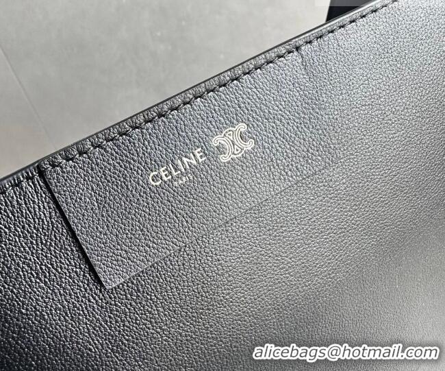 Promotional Celine Medium Cube Tote bag in Supple Calfskin Leather 123422 Black 2026