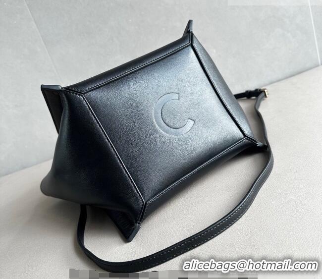 Best Price Celine Small Cube Tote bag in Supple Calfskin Leather 124182 Black 2026