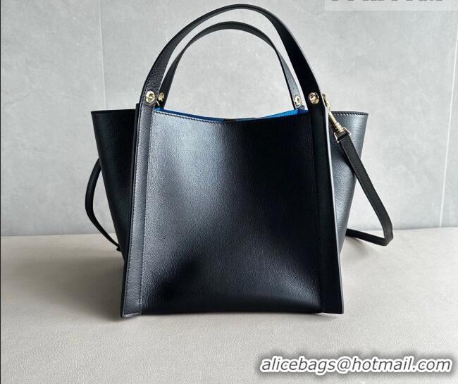 Best Price Celine Small Cube Tote bag in Supple Calfskin Leather 124182 Black 2026