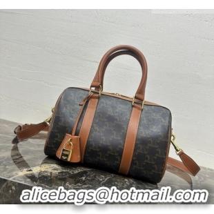Buy Cheap Celine Medium Boston Bag in Triomphe Canvas 121323 2026
