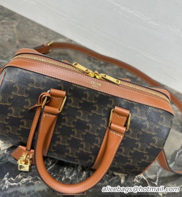 Buy Cheap Celine Medium Boston Bag in Triomphe Canvas 121323 2026