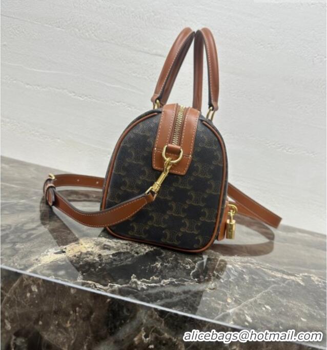 Buy Cheap Celine Medium Boston Bag in Triomphe Canvas 121323 2026