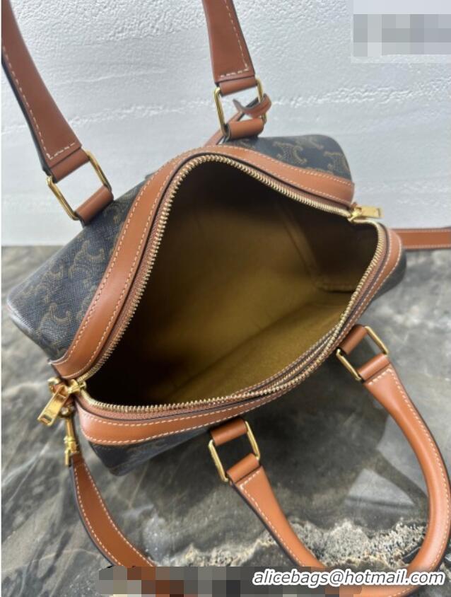 Buy Cheap Celine Medium Boston Bag in Triomphe Canvas 121323 2026