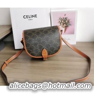 Well Crafted Celine Folco Mini Bag in Triomphe Canvas 191502 Brown 2026