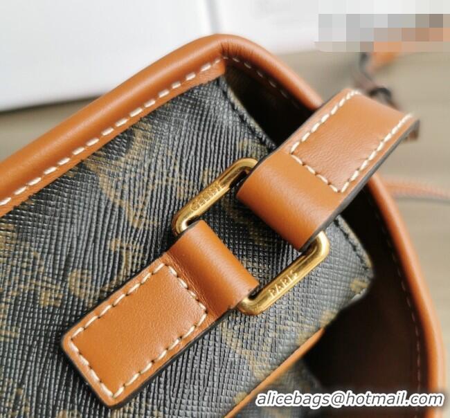 Well Crafted Celine Folco Mini Bag in Triomphe Canvas 191502 Brown 2026