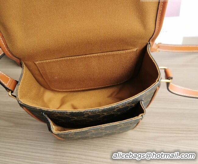 Well Crafted Celine Folco Mini Bag in Triomphe Canvas 191502 Brown 2026