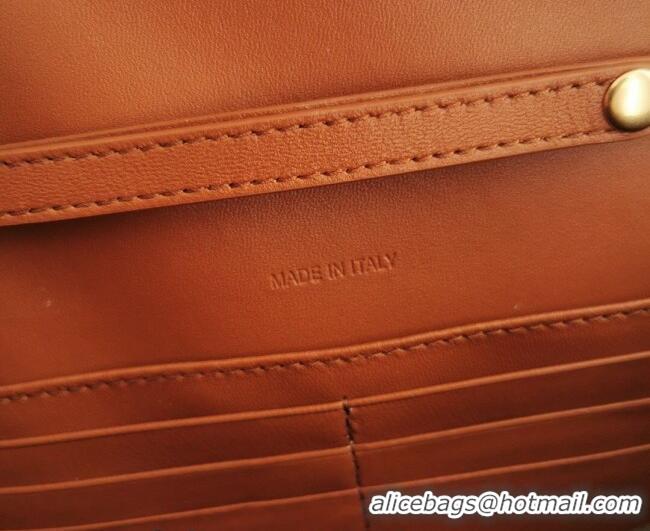 Buy Cheap Celine Triomphe Leather Chain Mini Bag 10J733 Brown 2026