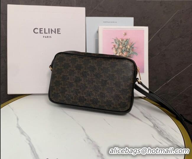 Trendy Design Celine Mens Medium Messenger Bag in Triomphe Canvas 194502 2026