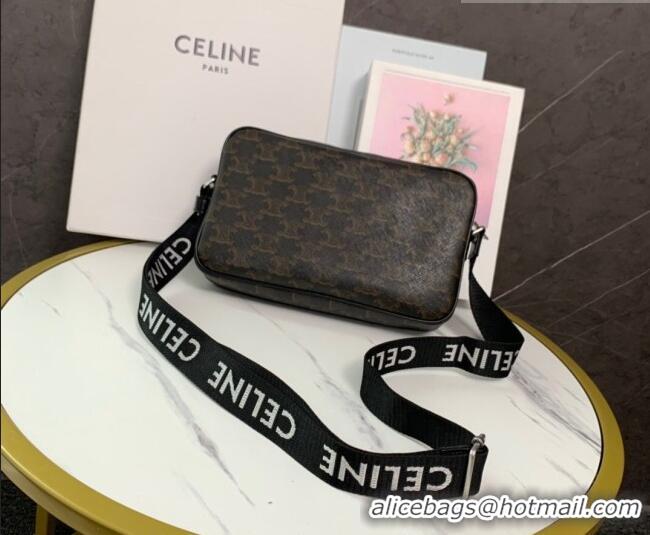 Most Popular Celine Mens Medium Messenger Bag in Triomphe Canvas 197202 2026