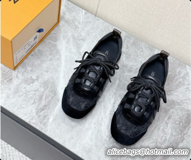 Top Quality Louis Vuitton LV Sneakerina Sneakers Ballerina in Suede & Mesh LV091701 Black 2026