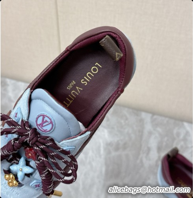 Perfect Louis Vuitton LV Sneakerina Sneakers Ballerina in Suede & Calfskin LV091705 Light Blue 2026