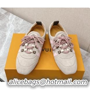 Low Price Louis Vuitton LV Sneakerina Sneakers Ballerina in Suede LV091710 Beige 2026