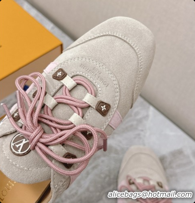 Low Price Louis Vuitton LV Sneakerina Sneakers Ballerina in Suede LV091710 Beige 2026