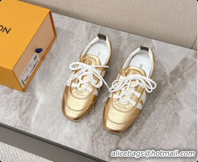 Good Quality Louis Vuitton LV Sneakerina Sneakers Ballerina in Calfskin LV091713 Gold 2026