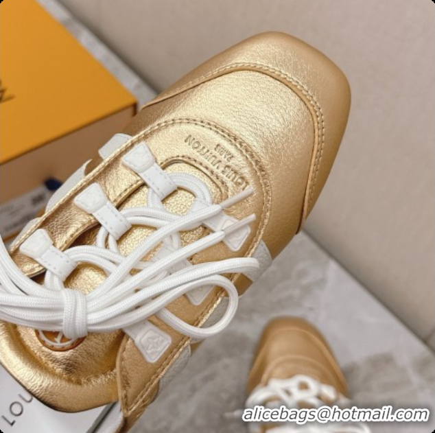 Good Quality Louis Vuitton LV Sneakerina Sneakers Ballerina in Calfskin LV091713 Gold 2026