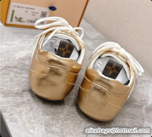 Good Quality Louis Vuitton LV Sneakerina Sneakers Ballerina in Calfskin LV091713 Gold 2026
