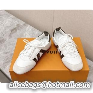 Super Quality Louis Vuitton LV Sneakerina Sneakers Ballerina in Suede & Calfskin LV091714 White 2026