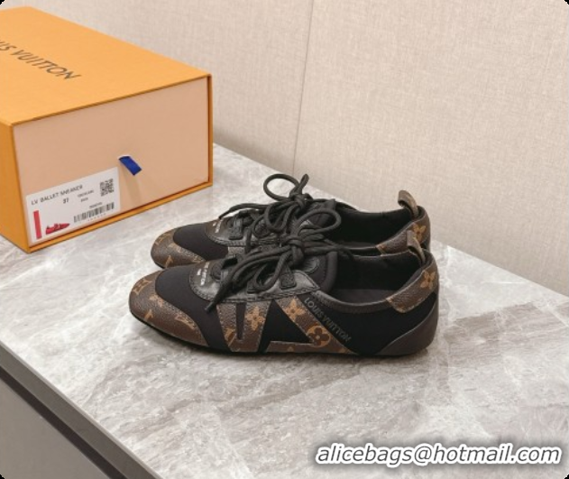 Good Looking Louis Vuitton LV Sneakerina Sneakers Ballerina in Monogram LV091716 Black 2026