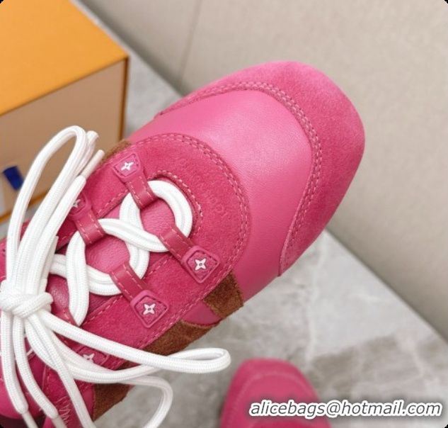 Best Product Louis Vuitton LV Sneakerina Sneakers Ballerina in Suede & Calfskin LV091718 Pink 2026